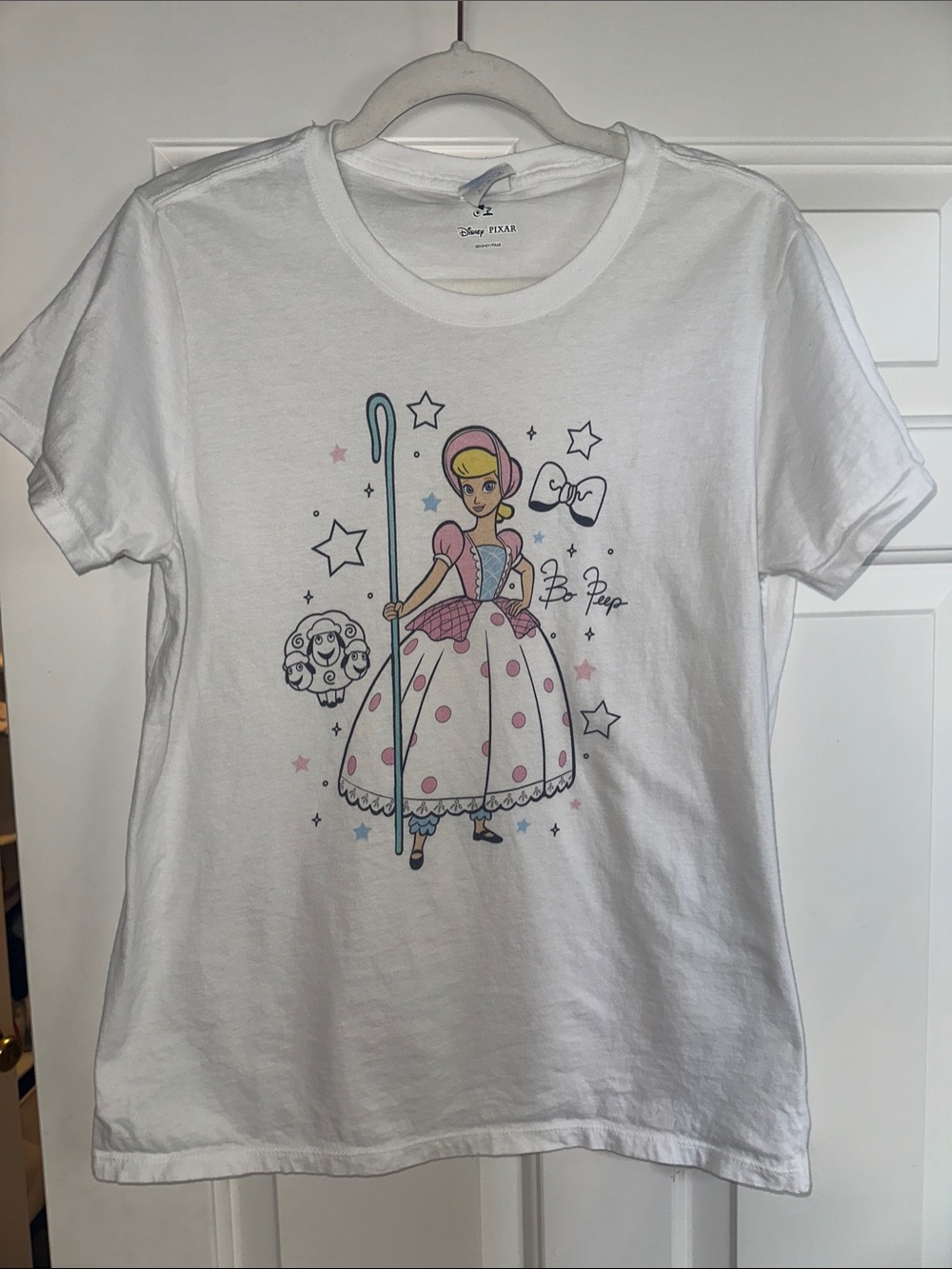 Disney women's White Bo Peep Graphic Tee